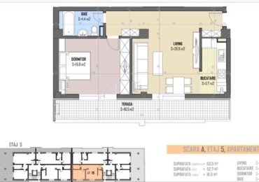 5-th floor apartment nr 19 blueprint
