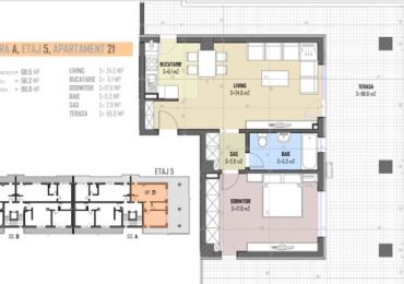 5-th floor apartment nr 21 blueprint